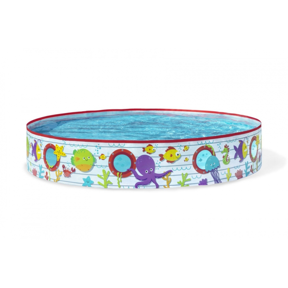 Baseinas vaikams BESTWAY Underwater World 152x25cm-Žaislai, Lauko žaislai, Baseinai, Karkasiniai baseinai-e-vaikas