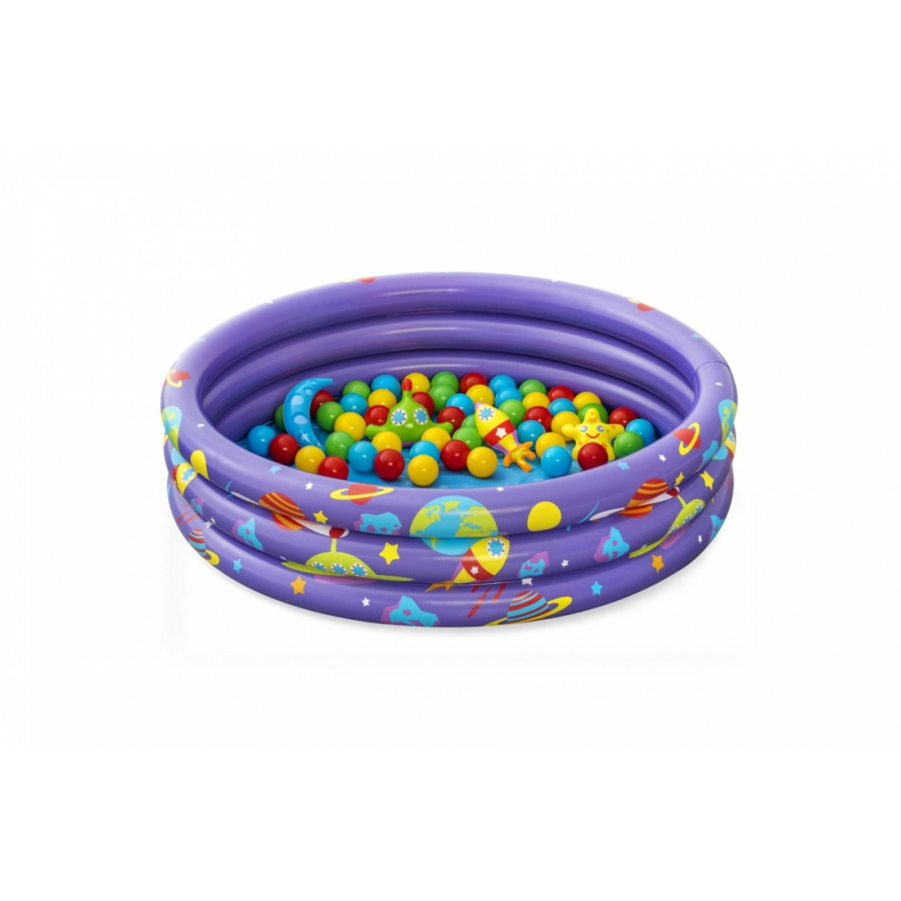 Pripučiamas baseinas 102 x 25 cm Bestway 52466-Žaislai, Lauko žaislai, Baseinai, Pripučiami baseinai-e-vaikas