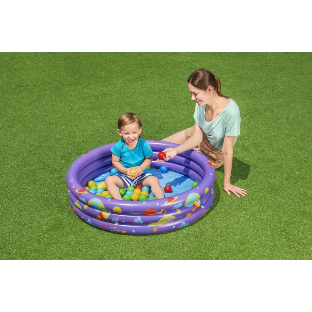 Pripučiamas baseinas 102 x 25 cm Bestway 52466-Žaislai, Lauko žaislai, Baseinai, Pripučiami baseinai-e-vaikas