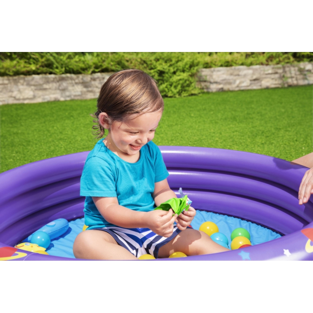 Pripučiamas baseinas 102 x 25 cm Bestway 52466-Žaislai, Lauko žaislai, Baseinai, Pripučiami baseinai-e-vaikas