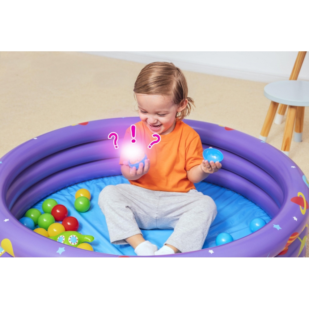 Pripučiamas baseinas 102 x 25 cm Bestway 52466-Žaislai, Lauko žaislai, Baseinai, Pripučiami baseinai-e-vaikas