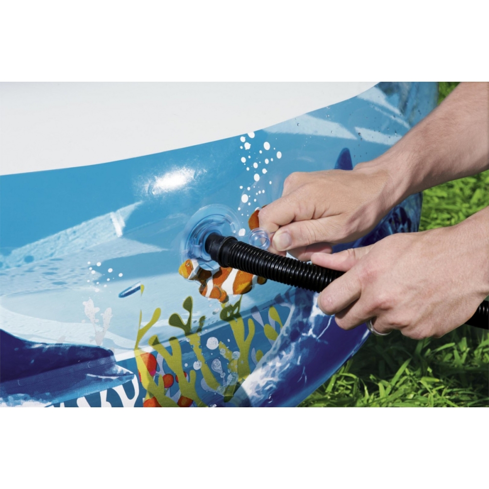 Pripučiamas baseinas "Ocean" 262 x 157 x 46 cm "Bestway" 54118-Žaislai, Lauko žaislai, Baseinai, Pripučiami baseinai-e-vaikas