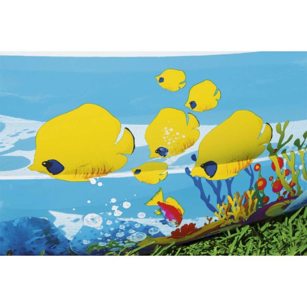Pripučiamas baseinas "Ocean" 262 x 157 x 46 cm "Bestway" 54118-Žaislai, Lauko žaislai, Baseinai, Pripučiami baseinai-e-vaikas