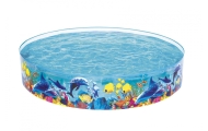 Vaikų sodo baseinas 244 cm x 46 cm "Bestway" 55031-Žaislai, Lauko žaislai, Baseinai, Karkasiniai baseinai-e-vaikas