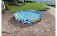 Vaikų sodo baseinas 244 cm x 46 cm "Bestway" 55031-Žaislai, Lauko žaislai, Baseinai, Karkasiniai baseinai-e-vaikas