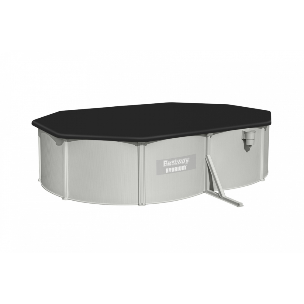 Karkasinis baseinas HYDRIUM 500x360x120, ovalo formos, 16x12 pėdų, BESTWAY 8-in-1 + smėlio filtras-Žaislai, Lauko žaislai, Basei