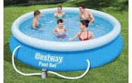 Pripučiamas baseinas 366 x 76 cm Bestway 57274-Žaislai, Lauko žaislai, Baseinai, Pripučiami baseinai-e-vaikas