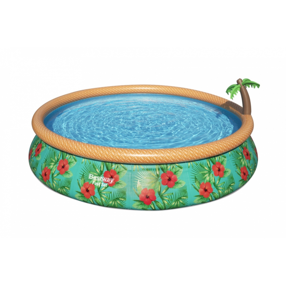 Pripučiamas baseinas su dušu Tropical 457 x 84 cm (15 pėdų) BESTWAY
