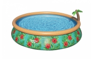 Pripučiamas baseinas su dušu Tropical 457 x 84 cm (15 pėdų) BESTWAY