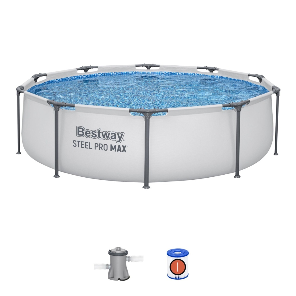 Basen Ogrodowy Stelażowy 305 x 76 cm Bestway 56408