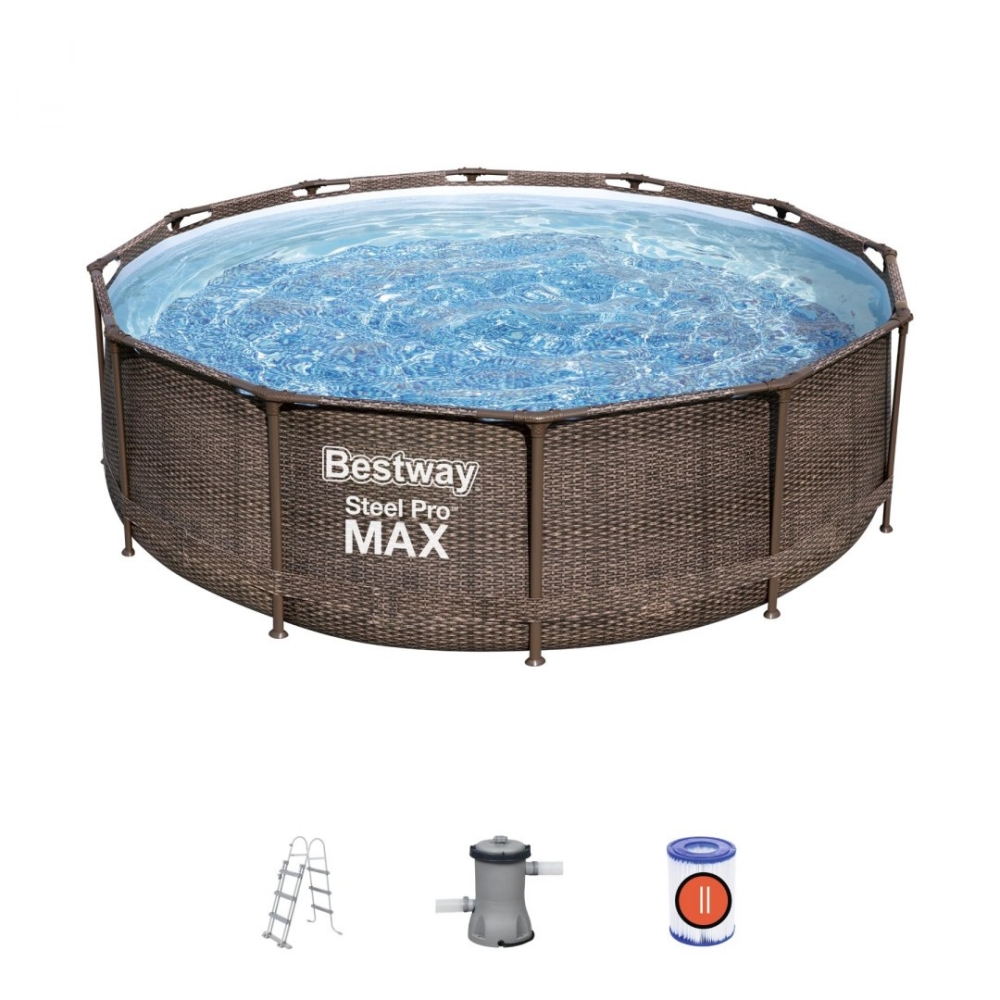 Sodo rėminis baseinas Bestway 366 x 100 cm 10in1 56709