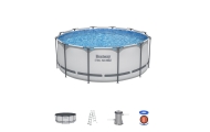 Sodo baseinas 366 x 122 cm Bestway 56420-Žaislai, Lauko žaislai, Baseinai, Karkasiniai baseinai-e-vaikas