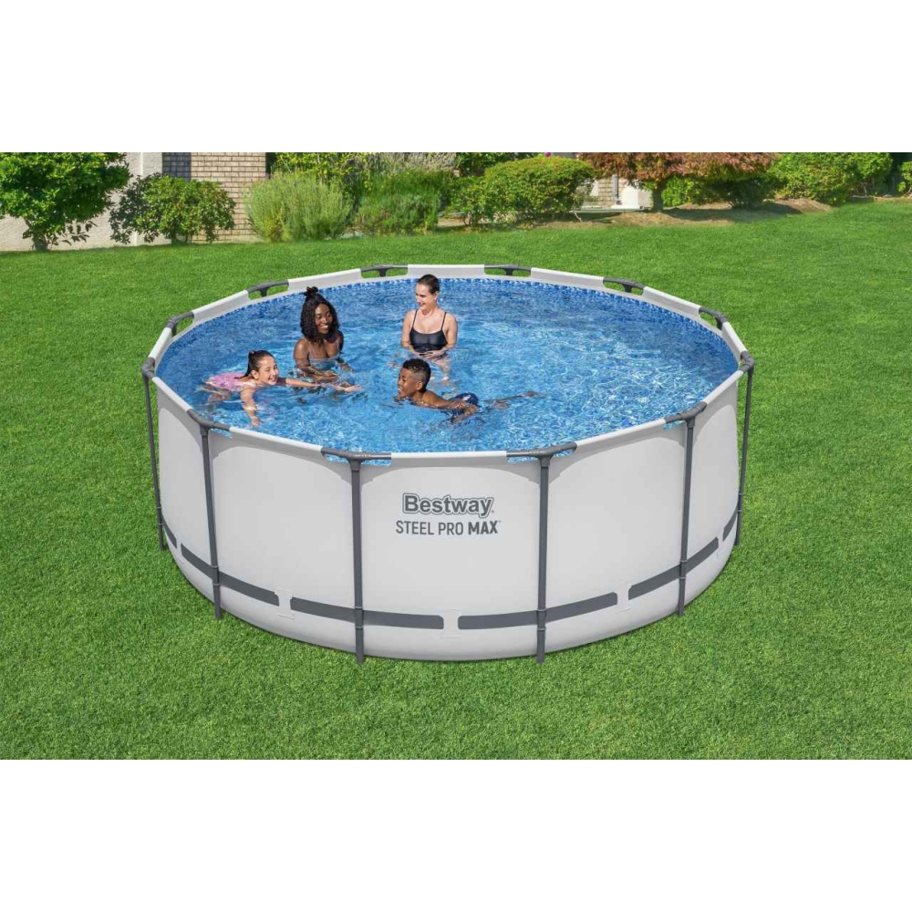 Sodo baseinas 366 x 122 cm Bestway 56420-Žaislai, Lauko žaislai, Baseinai, Karkasiniai baseinai-e-vaikas
