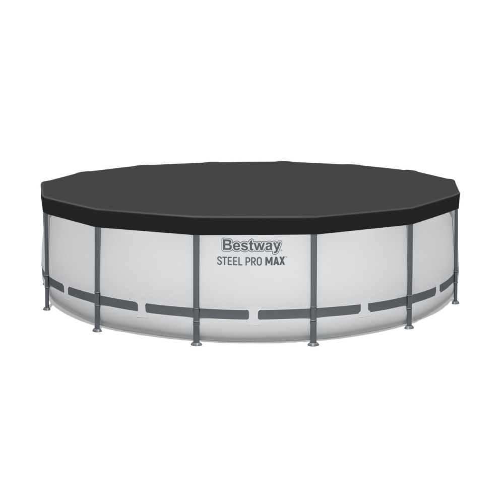 Basen stelażowy Steel Pro MAX 427x107 Szary 14FT BESTWAY 5w1 + Akcesoria