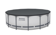 Basen stelażowy Steel Pro MAX 427x122 Szary 14FT BESTWAY 5w1 + Akcesoria