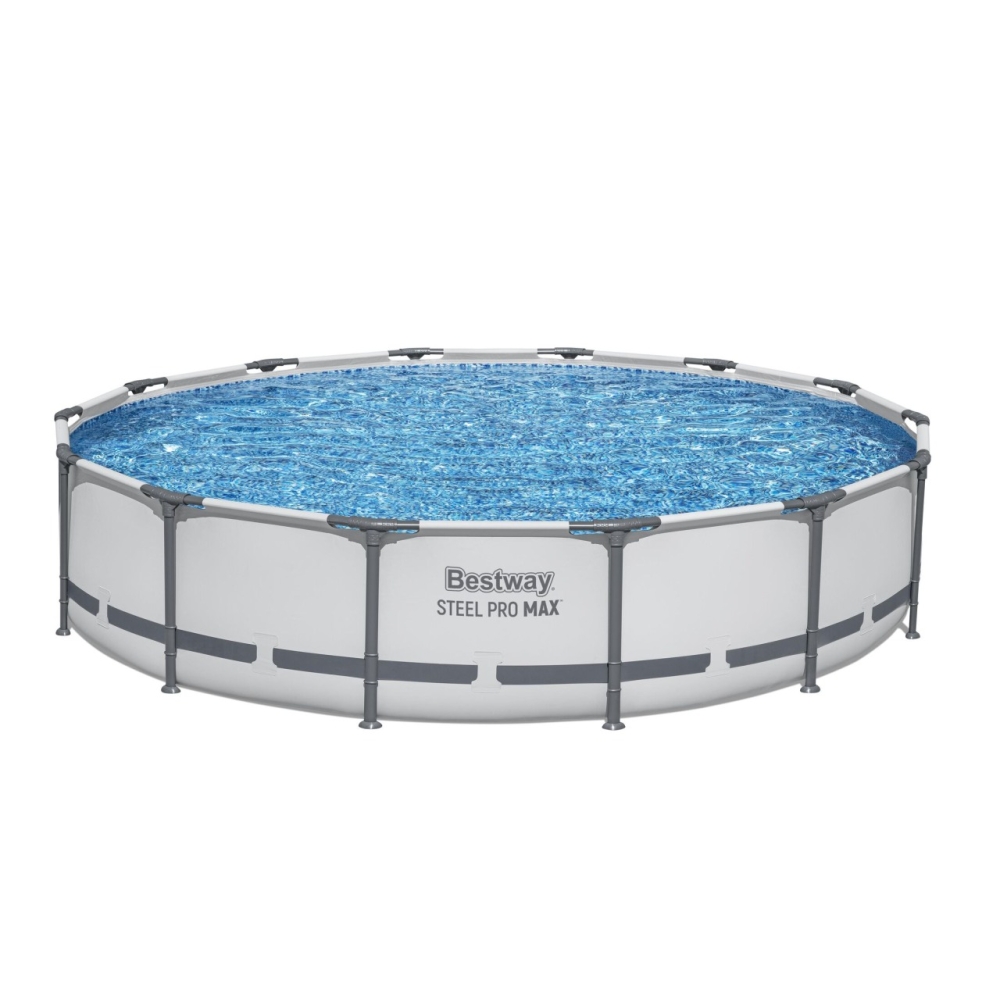 Baseinas Steel Pro MAX 427x84 14FT BESTWAY 3in1 + siurblys + filtras II