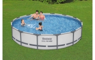 Baseinas Steel Pro MAX 427x84 14FT BESTWAY 3in1 + siurblys + filtras II