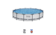 Baseinas Steel Pro MAX 427x84 14FT BESTWAY 3in1 + siurblys + filtras II