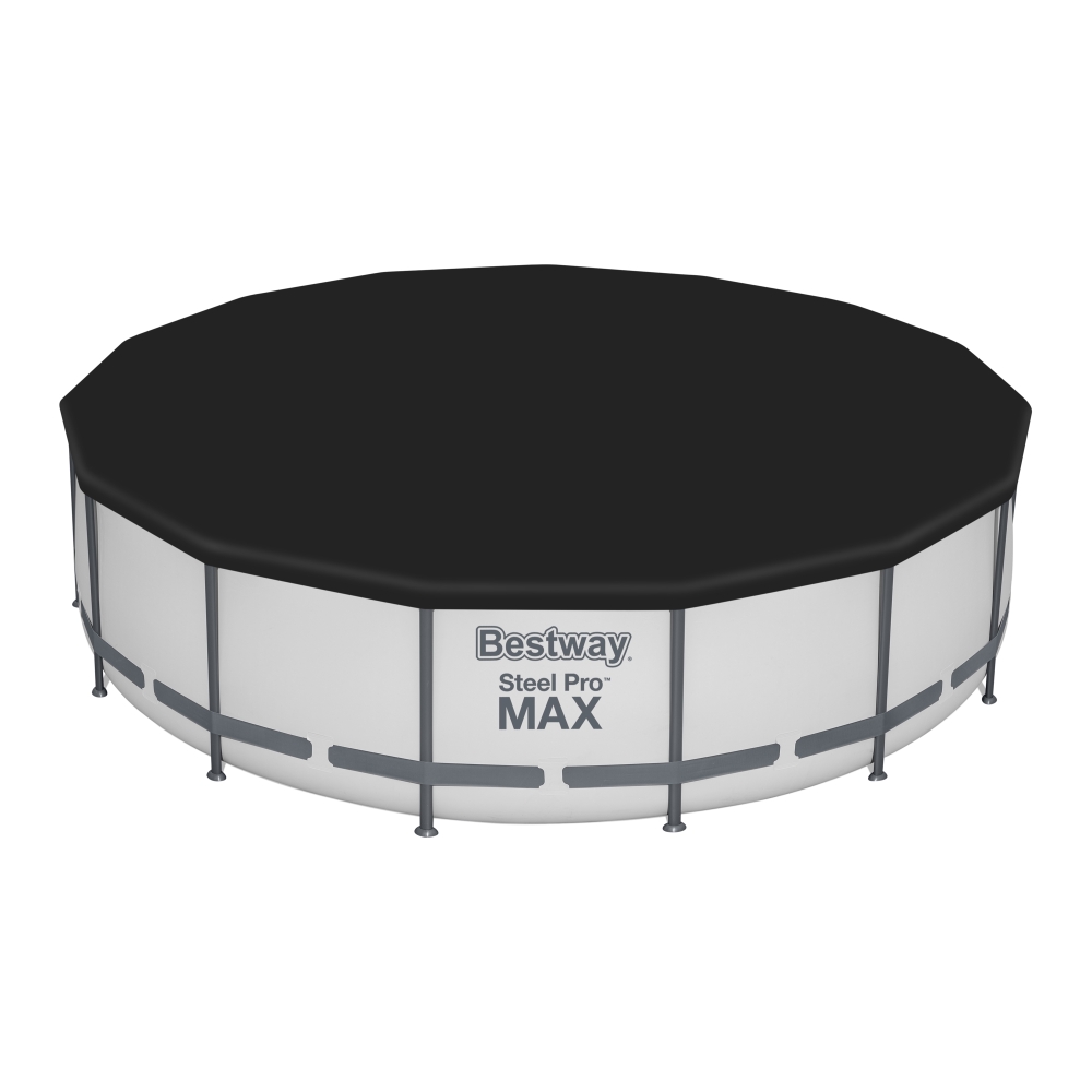 Basen stelażowy Steel Pro MAX 457x107 15FT BESTWAY 5w1 + Pompa + Drabinka + Pokrywa
