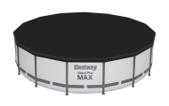Karkasinis baseinas Steel Pro MAX 457x107 15 pėdų BESTWAY 5-in-1 + siurblys + kopėčios + dangtis
