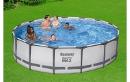 Basen stelażowy Steel Pro MAX 457x107 15FT BESTWAY 5w1 + Pompa + Drabinka + Pokrywa