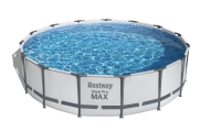 Basen stelażowy Steel Pro MAX 457x107 15FT BESTWAY 5w1 + Pompa + Drabinka + Pokrywa