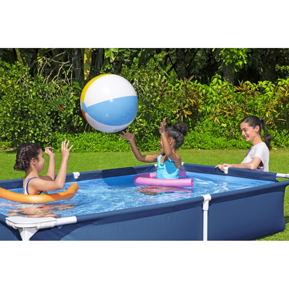 Stačiakampio formos baseinas SplashJr Steel Pro 221x150x43 BESTWAY