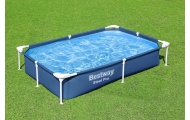 Basen Stelażowy SplashJr Steel Pro 221x150x43 BESTWAY + Zestaw naprawczy