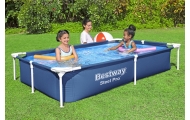 Stačiakampio formos baseinas SplashJr Steel Pro 221x150x43 BESTWAY