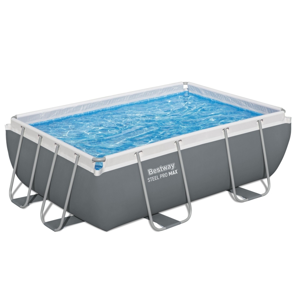 Plieninis stovo baseinas 282x196x84 9x6FT BESTWAY 4in1 + siurblys filtras