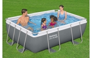 Plieninis stovo baseinas 282x196x84 9x6FT BESTWAY 4in1 + siurblys filtras