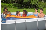 Plieninis stovo baseinas 282x196x84 9x6FT BESTWAY 4in1 + siurblys filtras