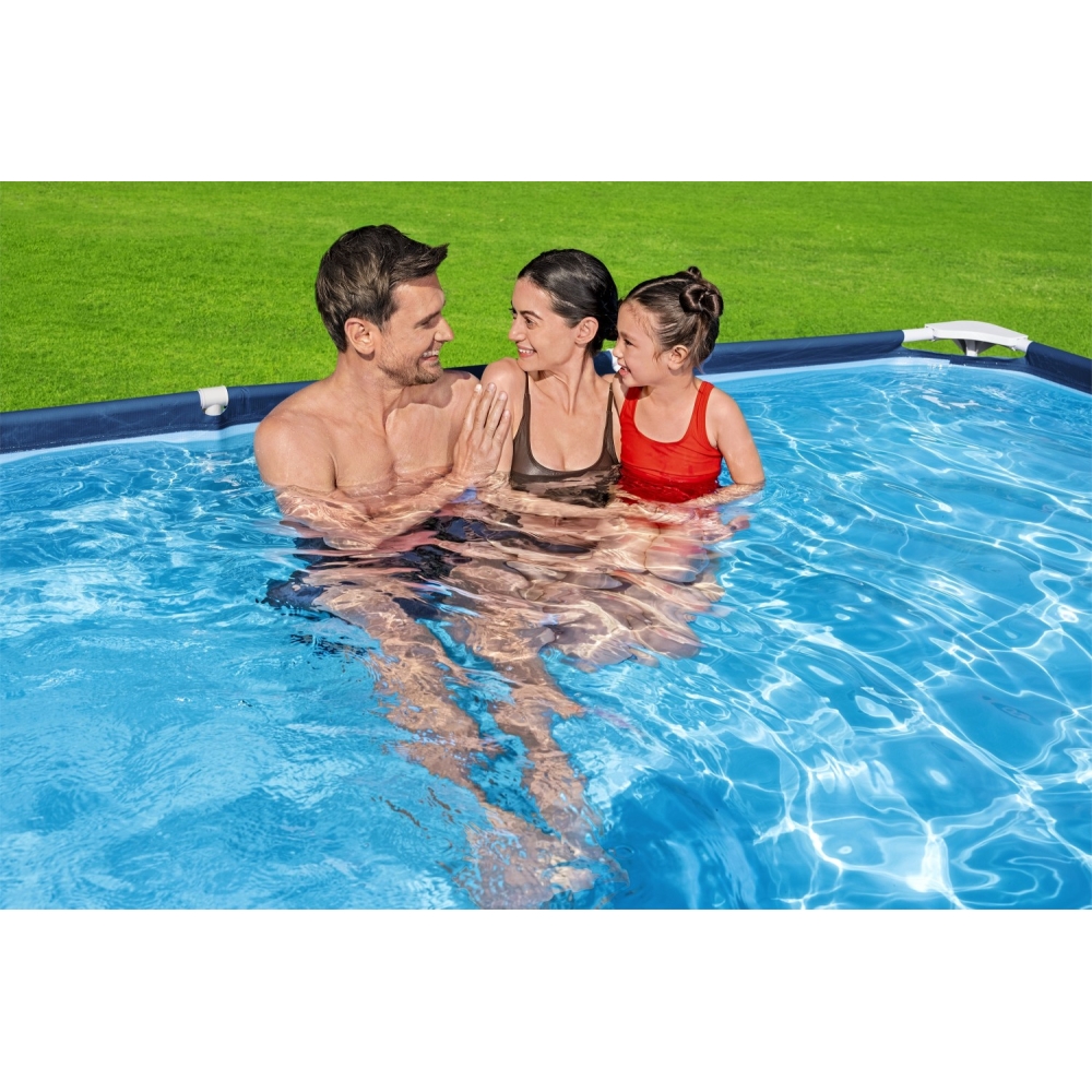 Karkasinis Pro baseinas 300x201x66 BESTWAY 3in1 + siurblys + filtras
