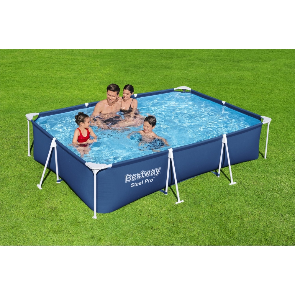 Karkasinis Pro baseinas 300x201x66 BESTWAY 3in1 + siurblys + filtras