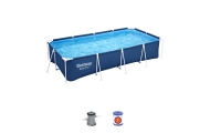 Baseinas Family Steel Pro 400x211x81 BESTWAY 3in1 + siurblys + filtras