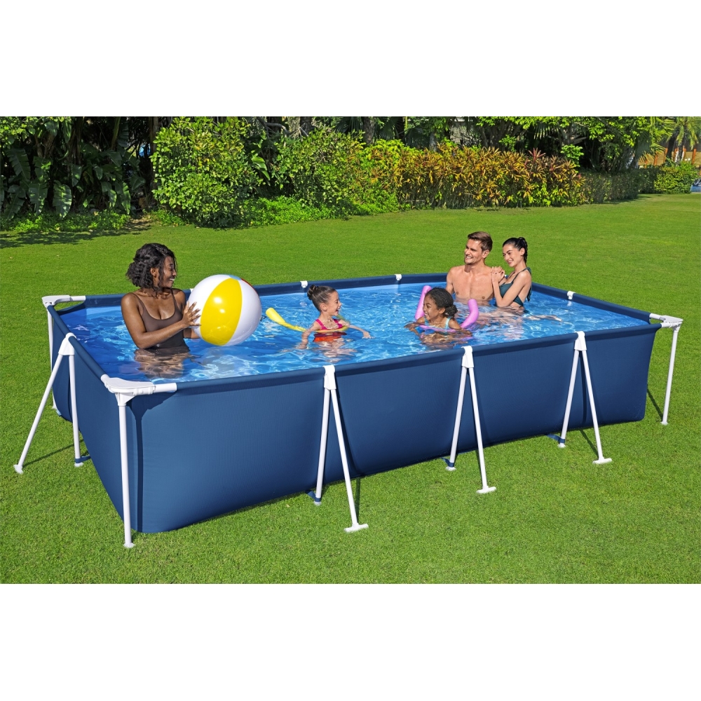 Basen Stelażowy Family Steel Pro 400x211x81 BESTWAY 3w1 + Pompa + Filtr