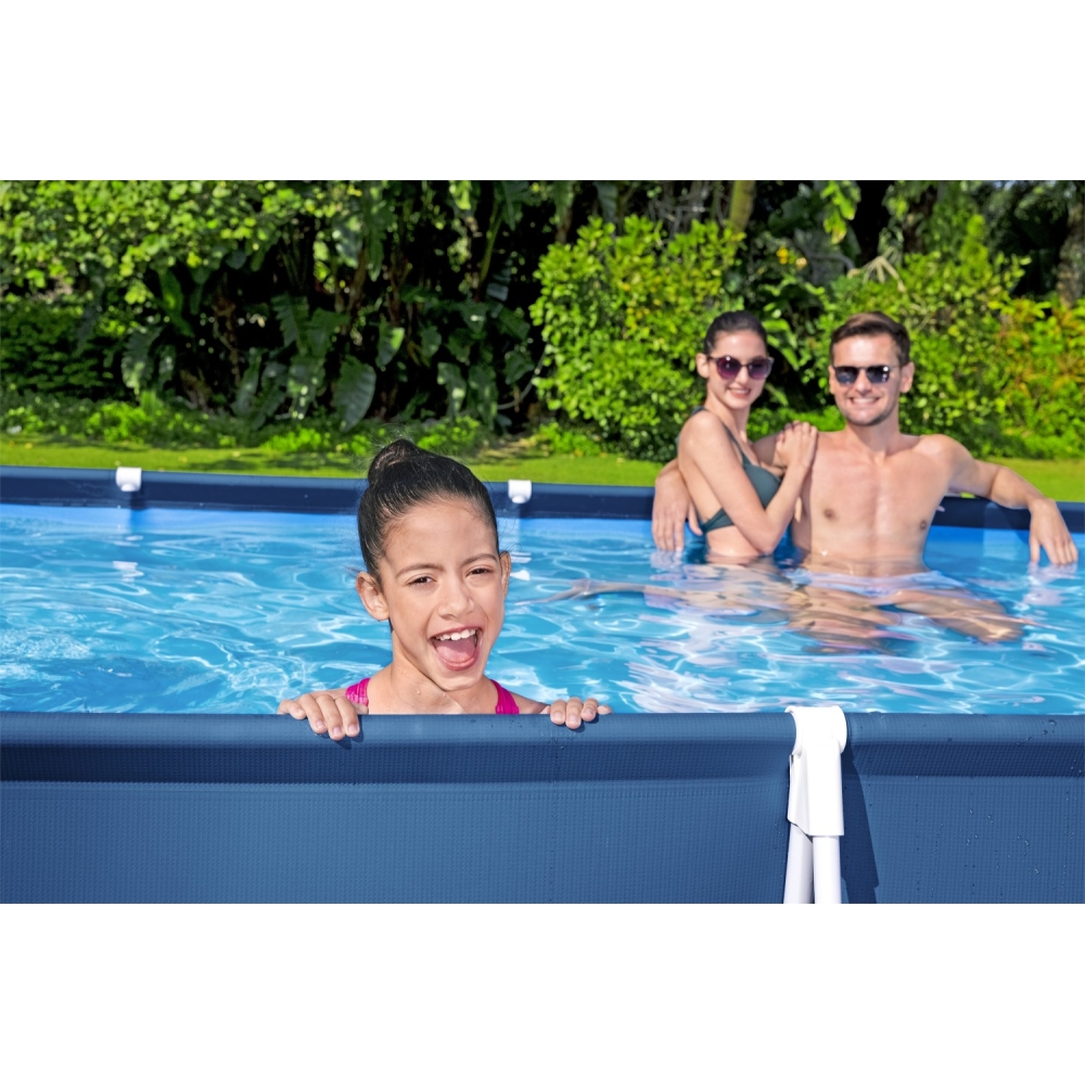Basen Stelażowy Family Steel Pro 400x211x81 BESTWAY 3w1 + Pompa + Filtr