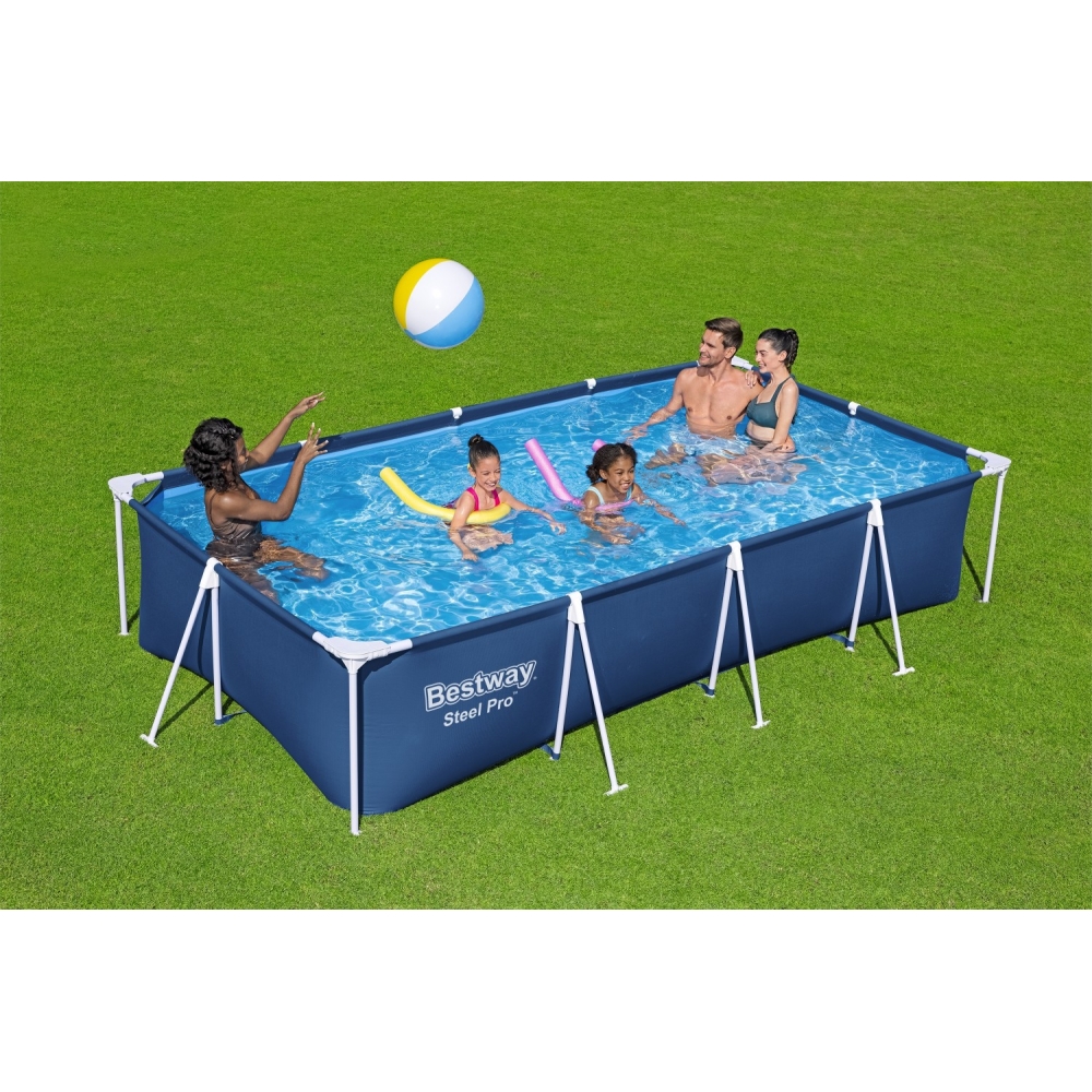 Baseinas Family Steel Pro 400x211x81 BESTWAY 3in1 + siurblys + filtras