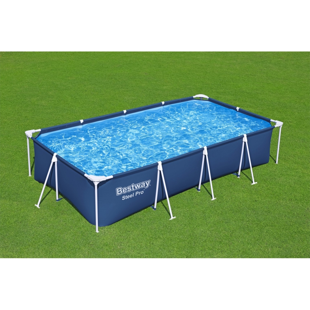 Basen Stelażowy Family Steel Pro 400x211x81 BESTWAY + Zestaw naprawczy