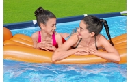 Stačiakampio formos baseinas Family Steel Pro Rack Pool 400x211x81 BESTWAY + remonto rinkinys