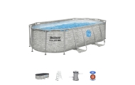 Basen stelażowy Power Steel Swim Vista z oknem 427x250x100 14x8FT BESTWAY 7w1