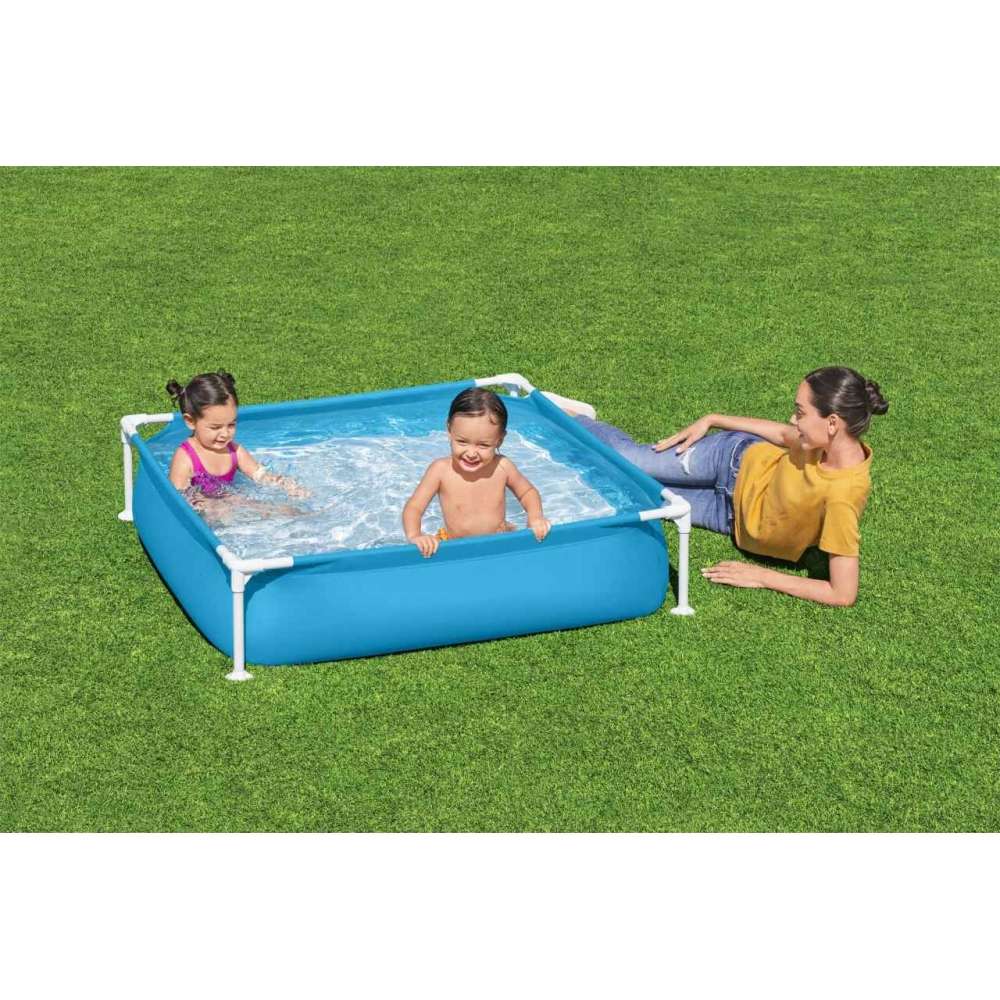 Kvadratinis sodo baseinas vaikams BESTWAY 122x122x30,5 cm 2+