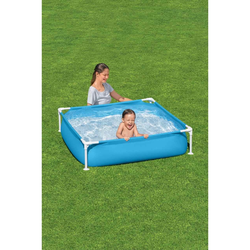 Kvadratinis sodo baseinas vaikams BESTWAY 122x122x30,5 cm 2+