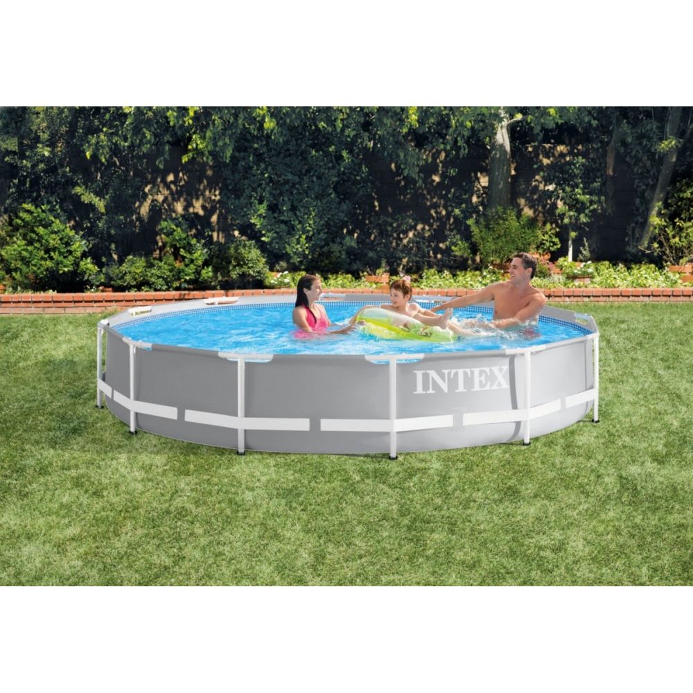 Karkasinis baseinas Prism Frame su INTEX siurbliu, 366 x 76 cm (12 pėdų)