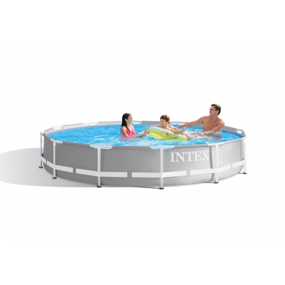 Karkasinis baseinas Prism Frame su INTEX siurbliu, 366 x 76 cm (12 pėdų)