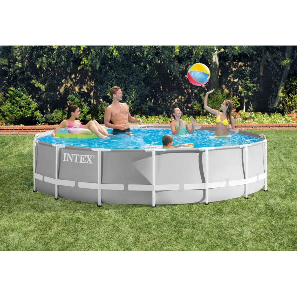 Basen Stelażowy Prism Frame 14Ft x 42 427 x 107 cm z Pom