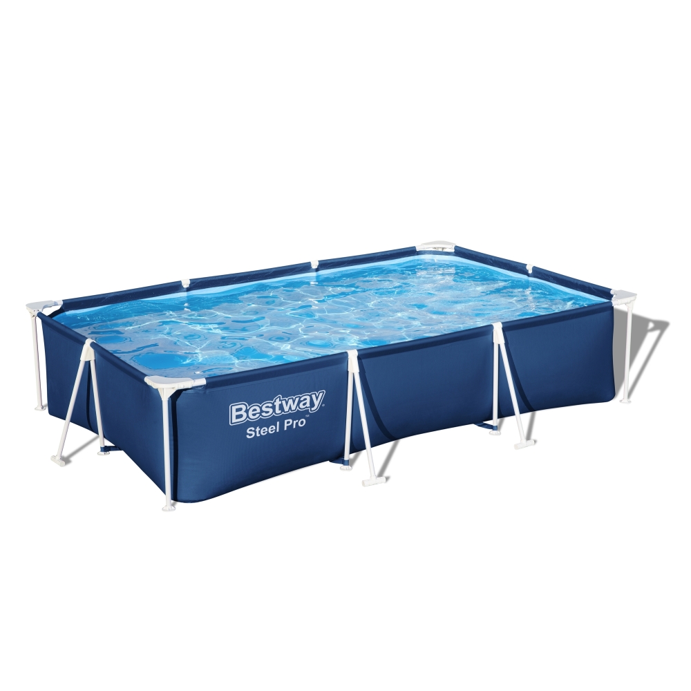 Stačiakampio formos baseinas BESTWAY Steel Pro 300x201x66cm