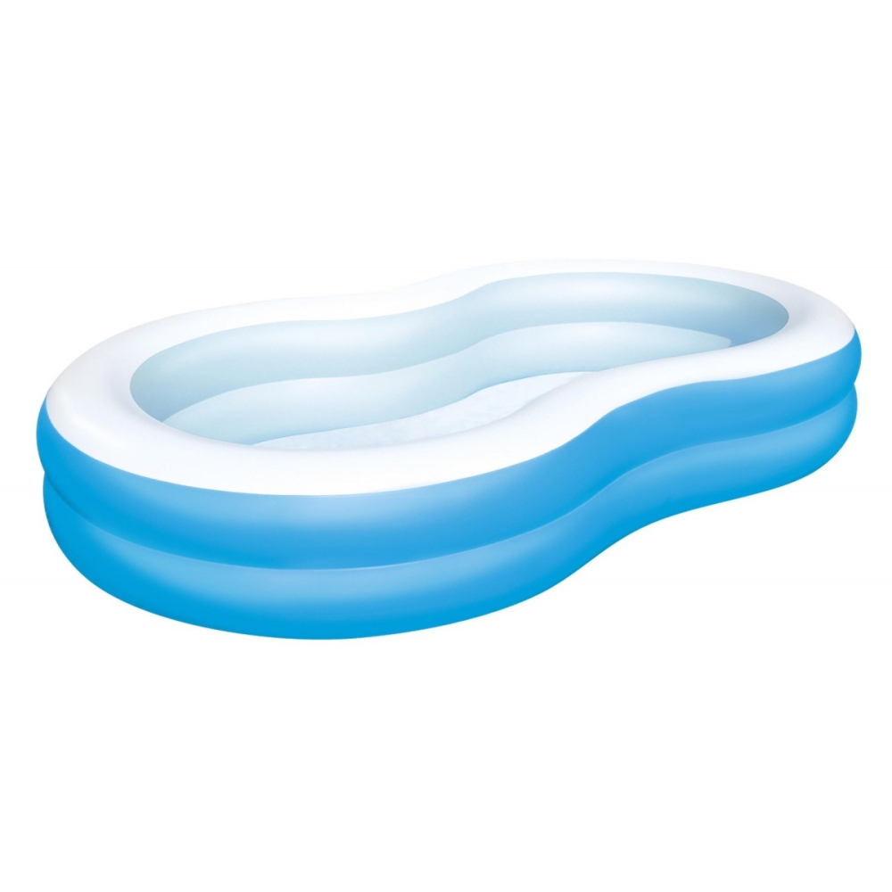 Pripučiamas baseinas 262 x 157 x 46 cm Bestway 54117-Žaislai, Lauko žaislai, Baseinai, Pripučiami baseinai-e-vaikas