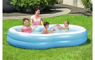 Pripučiamas baseinas 262 x 157 x 46 cm Bestway 54117-Žaislai, Lauko žaislai, Baseinai, Pripučiami baseinai-e-vaikas