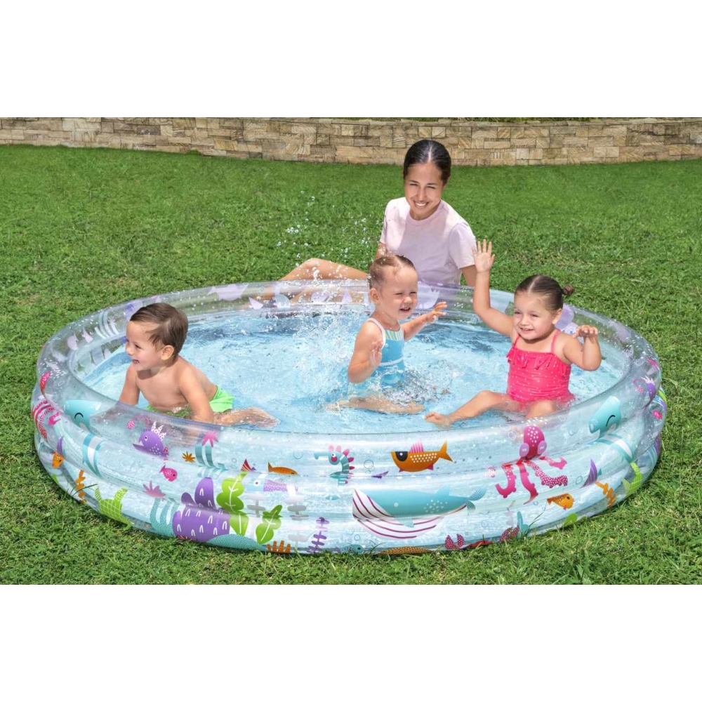 Pripučiamas baseinas BESTWAY Sea World 2+ 183x33cm